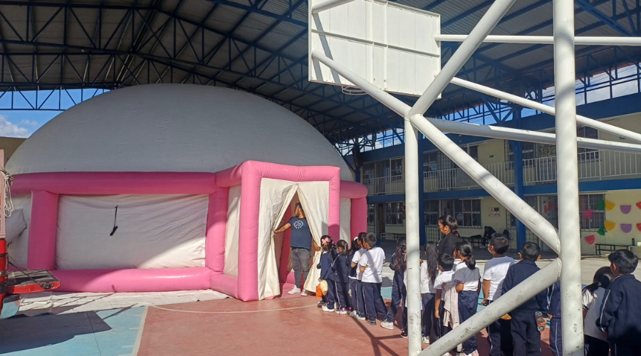 Tarde de cine en Tlaxcalcingo, Puebla